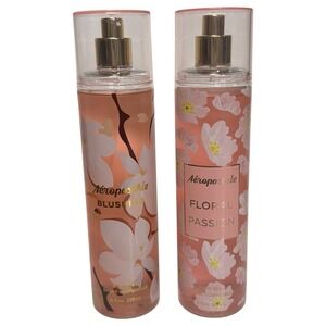 Aeropostale 8 oz Body Mist for Women LOT OF 2 Includes BLUSHING & FLORAL PASSION